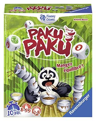 Ravensburger - Paku Paku - Gioco d'atmosfera - Gioco di dadi - gioco di abilità - con la famiglia o gli amici - a partire da 8 anni - da 2 a 8 giocatori - 26726 - Misto - Versione francese