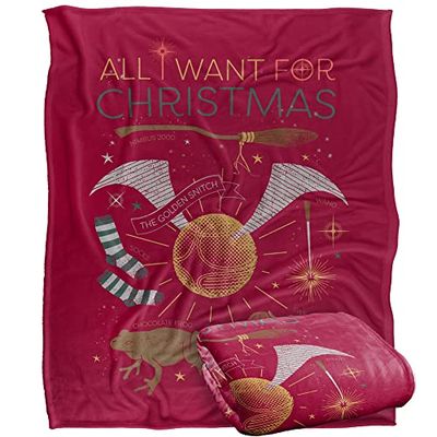 Harry Potter, coperta super morbida, effetto seta, 152 x 127 cm