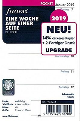 Filofax 000019 68244 Calendar