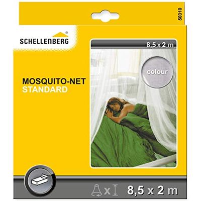 Schellenberg 50310 Muskietennet STANDARD, 2 m x 8,5 m, wit