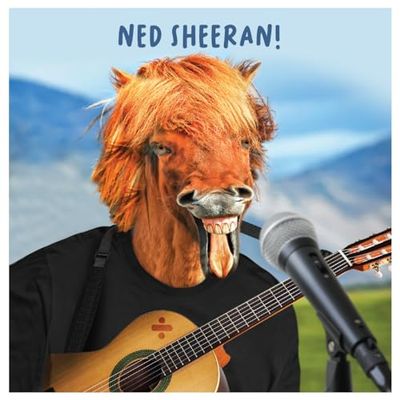 Virtual Safari, zabawna kartka urodzinowa, Ned Sheeran kartka urodzinowa dla niego, męska kartka urodzinowa