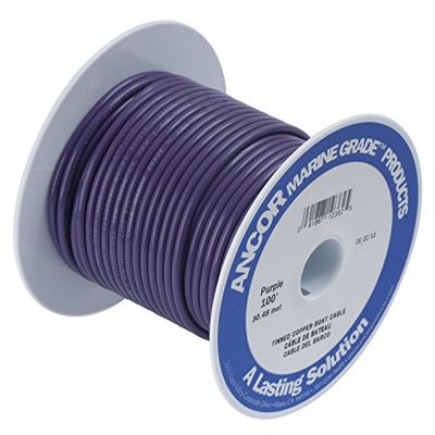 Ancor TINNED Copper WIRE 16AWG (1MM²) Purple 500FT DAN-838 Other, Multicolor, One Size