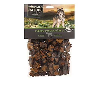 Dehner, Wild Nature, Snack per Cani, cubetti di polmone di Cavallo, 200 g