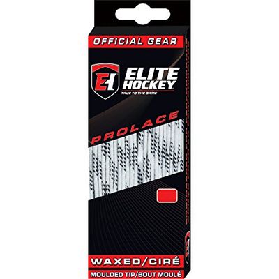 Elite Hockey Prolace vaxade hockeyskridskor, Vitt