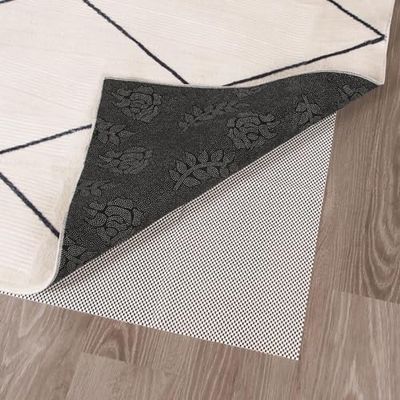OHS Tappetino antiscivolo multiuso, tappetino antiscivolo per tappeti, moquette, laminato, pavimenti in legno, tappeti, prevenzione scivolamento, dimensioni regolabili, 110 cm x 160 cm