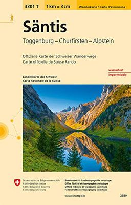 Santis 2017: Toggenburg - Churfirsten - Alpstein: 3301/T