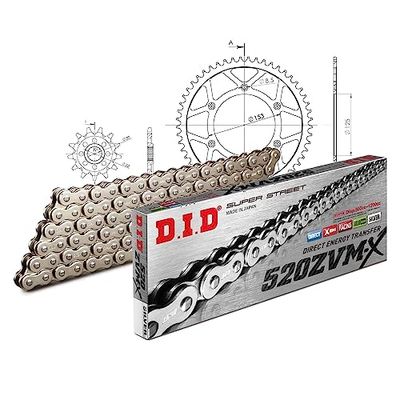 Kettingset DID staal 520ZVM-X / 116 eindeloos voor Honda CR R 125 cc bouwjaar 2004-2007