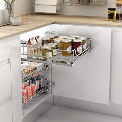 Menage Confort Bandeja extraíble con asa ergonómica para mueble de cocina - Almacenaje de Cocina, 450