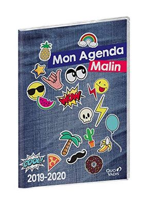 QUO VADIS 564000Q Agenda Scolaire "MON Agenda Malin", 2017/2018