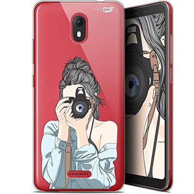 Caseink Coque pour Wiko View GO (5.7) Gel HD [ Nouvelle Collection - Souple - Antichoc - Imprimé en France] La Photographe