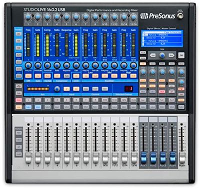 PreSonus StudioLive 16,0,2 USB, digital mixer för prestanda och inspelning