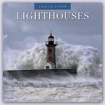 Lighthouses 2024 Square Wall Calendar