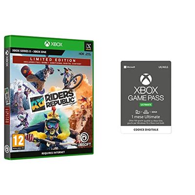 Riders Republic Limited Xbox - Esclusiva Amazon - Xbox & Abbonamento Xbox Game Pass Ultimate - 1 Mese | Xbox/Win 10 PC - Download Code