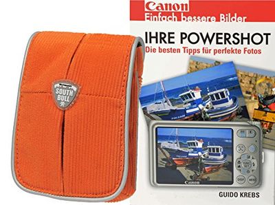 Progallio SOUTHBULL CORD ORANGE SMALL set met fotoboek uw Powershot Canon