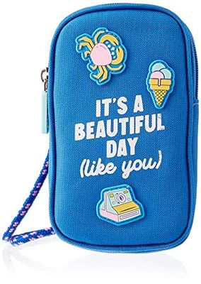 Mr. Wonderful Unisex's Portamovil-It's A Beautiful Day, Multicoloured, 25 x 2 x 16 cm