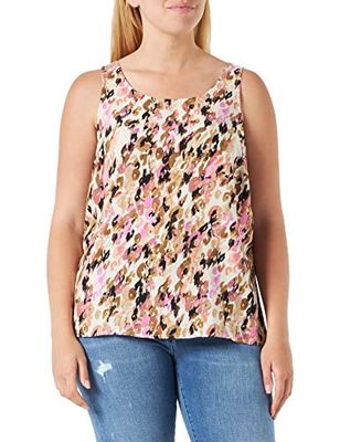 VERO MODA CURVE damtopp, Tigers Eye/Aop: ina, 48 SE
