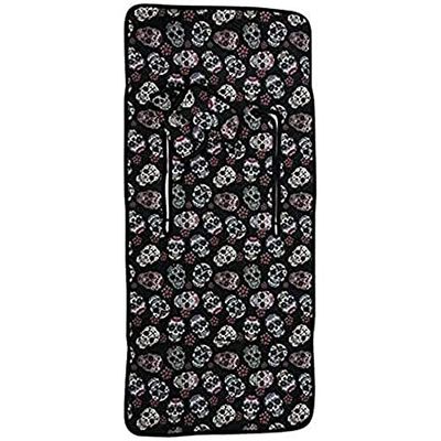 Tapete retangular verão multimarca, tecido 3D traseiro respirável (Lovely Skull preto)