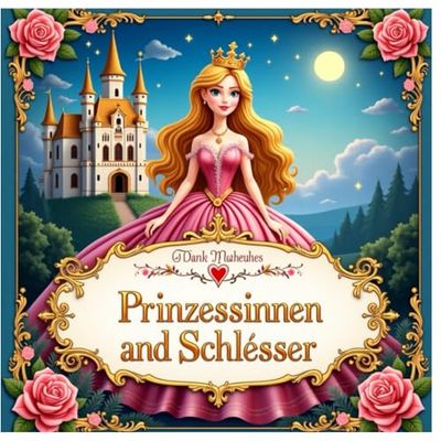 Prinzessinnen & Schlösser – Ein magisches Malbuch für Kinder: Ein zauberhaftes Ausmalbuch für kleine Prinzessinnen mit wunderschönen Schlössern und märchenhaften Motiven
