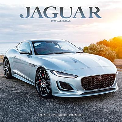 Jaguar Calendar 2024 | Square Car Wall Calendar - 16 Month