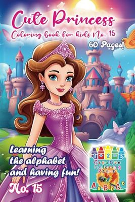 „Cute Princess Coloring Book No.15: Learning and Fun” by Michalski Tomasz