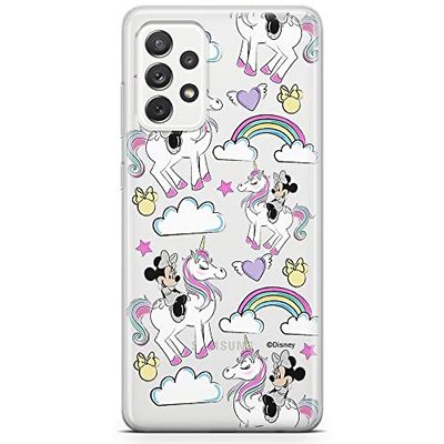 ERT GROUP mobiltelefonfodral för Samsung A33 5G originalt och officiellt licensierat Disney mönster Minnie 037 optimalt anpassad till formen på mobiltelefonen, gedeeltelijk transparant