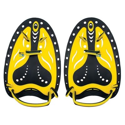 SEAC Pro, Hand Paddles pour Adultes, Équipement d'entraînement de Natation, 2 Tailles Disponibles