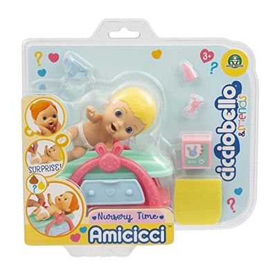 Cicciobello - Amicicci Nursery Time, Playset Nursery voor het wisselen van de baby, voor meisjes vanaf 3 jaar, CC014100, waardevolle spelletjes