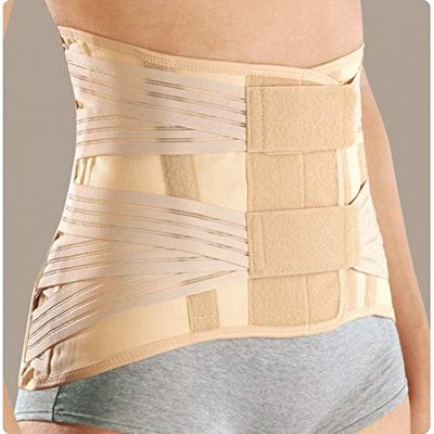 ROTEN SAT Halfstijve damesbuste met elastische trekkoorden, lendensteun, orthopedisch korset voor rugpijn, M