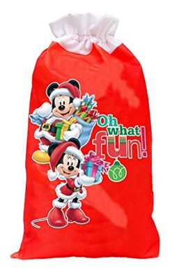 Ciao 90892 Disney Grand sac de Noël, rouge, L