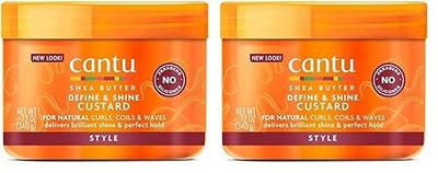 Cantu Beurre de Karité pour Cheveux Naturels Définition et Brillance 340 g (Lot de 2)