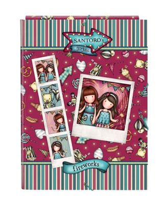 Safta - Folio map met 3 flappen Gorjuss Fairground Fireworks 26 x 33,5 x 2,5 cm, meerkleurig (52218068)