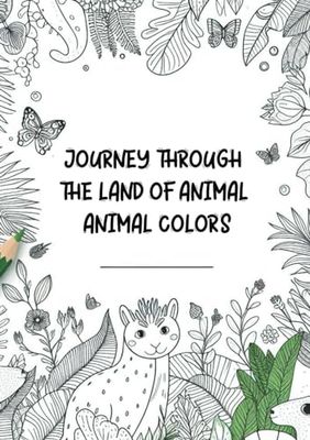 JOURNEY THROUGH THE LAND OF ANIMAL | ANIMAL COLORS: Coloring book for children, Journey through the land of animal colors. We guarantee hours of fun for kids aged 3 to 8.