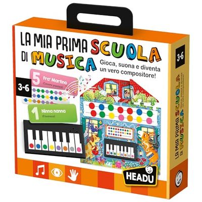 Headu Mi Primera Escuela De Música Juega Juega Y CREA It57243 Juego Educativo para Niños 3-6 Años