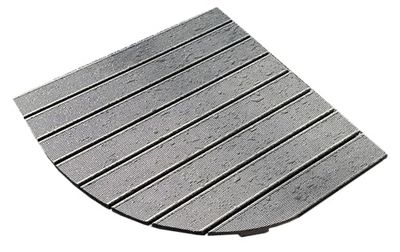 CASTELMERLINO Corner Shower Tray Grey Side 64 cm Ideal for Corner Shower Trays on the Side 80 cm