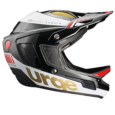 Urge he2560ekwr-l MTB helm unisex volwassenen, zwart/wit, L