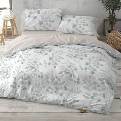 Burrito Blanco | Påslakan i flanell | säng från 150 till 160 cm (+tillgängliga åtgärder) | Design 574 | Turkos (150–160 x 190/200 cm)