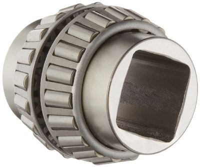 timken lm501334sd kegelrollager, dubbel membraan, standaard tolerantie, rechte boring, staal, inch, 4,3 cm ID, 7,3 cm breedte