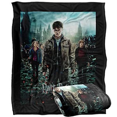 HARRY POTTER Silkeslen Touch Supermjuk överkastfilt 152 x 127 cm