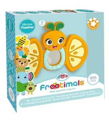 Kids Euroswan - ORANGIEFLY FROOTIMALS siliconen, meerkleurig (FT00022)