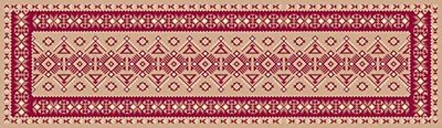 Doge Milano Chemin de cuisine, 100% Made in Italy, Tapis antitache avec impression numérique, Tapis antidérapant et lavable, Modèle Vintage - Clarinda, cm 240x52