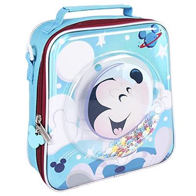 CERDÁ LIFE'S LITTLE MOMENTS, Lunchbox voor kinderen, motief: Mickey Mouse, officieel gelicentieerd product, voor kinderen, blauw, vooral aanbevolen 2 tot 6 jaar