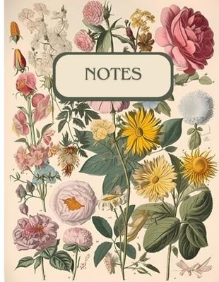 Vintage Floral Notebook