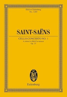 Concert 01 a Op.33 Poche (Edition Eulenburg): op. 33. cello and orchestra. Partition d'étude.