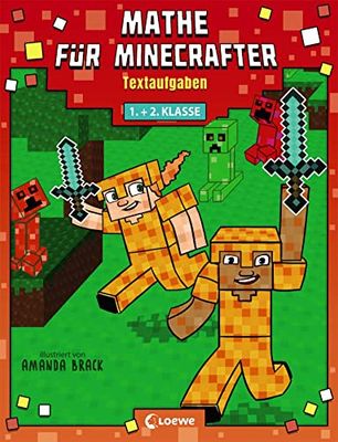 Mathe für Minecrafter - Textaufgaben 1. und 2. Klasse: Mathematik-Nachhilfe für Jungen und Mädchen in der 1. und 2. Klasse