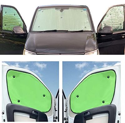 Window Blind Kit To Fit Mercedes Sprinter (2006-2019) Lwb Full Set. Reversible, Thermal