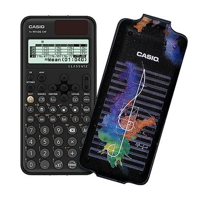 Casio FX-991DE CW ClassWiz calcolatrice scientifica tecnica con Art-case "music", menù tedesco (edizione limitata)