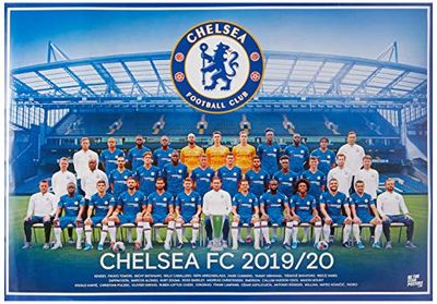 Chelsea FC 2019/20 Squad A2 Football Poster/ Print/ Wall Art - Officially Licensed Product - Available in Sizes A3 & A2 (A2)