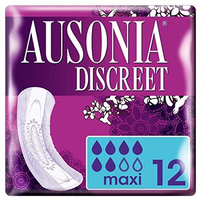 Ausonia Discreet Maxi Night & Day Urine Pads – Pack of 12
