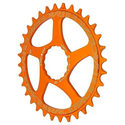 Race Face, Plateau Direct Mount-30t-orange Unisex Adulto, Nero, 30T