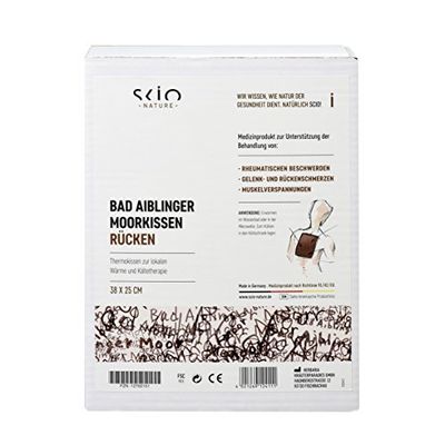 SCIO Bad Aiblinger - Almofada térmica para as costas - terapia de calor e terapia de frio para casa, cor castanha